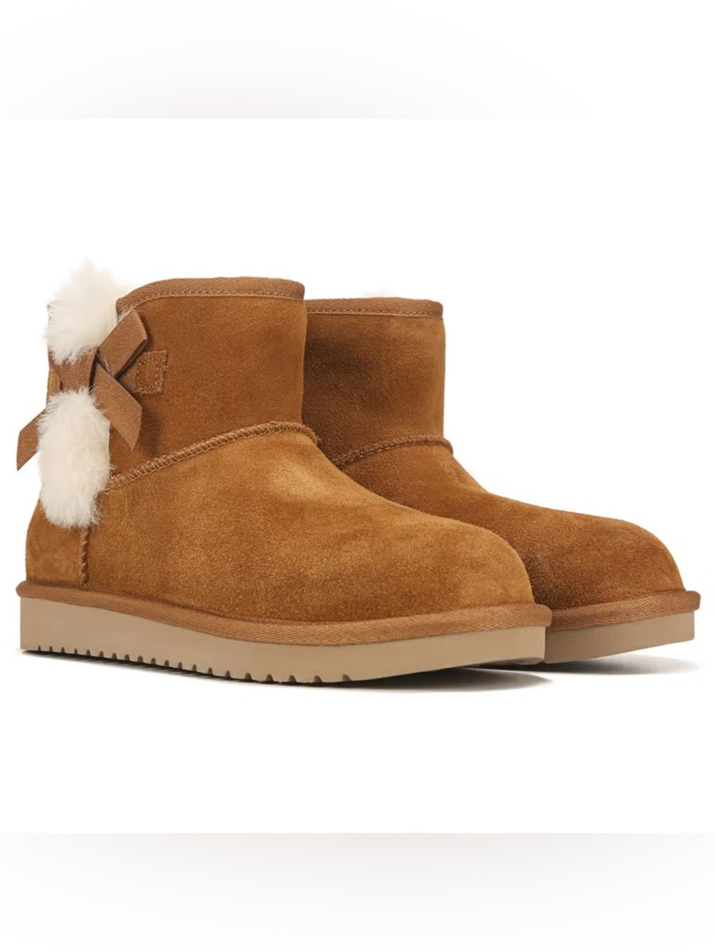 Women's Koolaburra by UGG Mini Winter Boots in Chestnut Suede | US Size 8 | New!